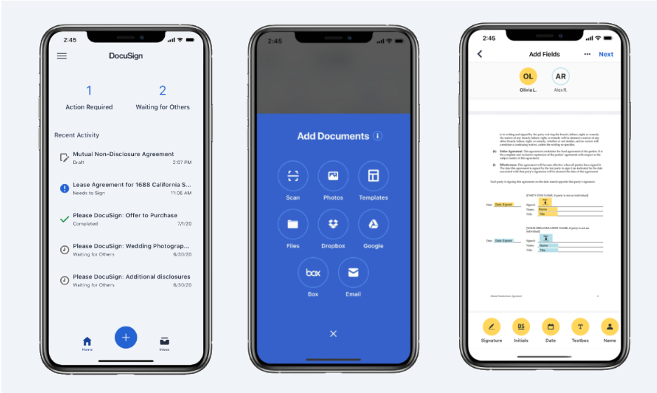 DocuSign Electronic Signature Real Estate Contracts